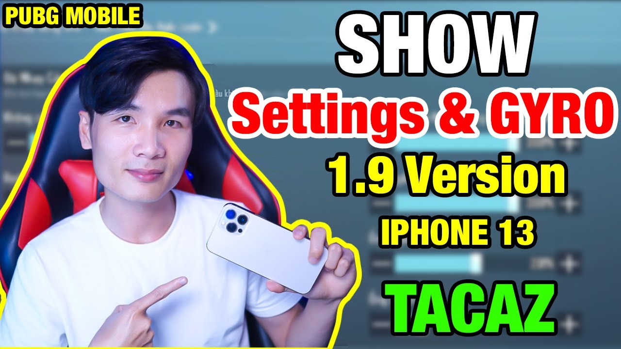 MY SETTINGS & GYROSCOPE | TACAZ GAMING PUBG Mobile