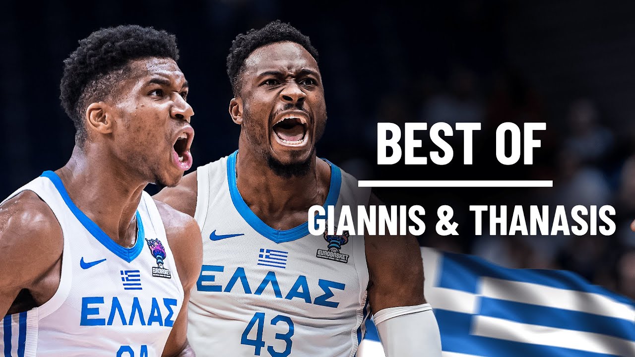Best of Giannis & Thanasis Antetokounmpo at FIBA WC, WC & Olympic Qualifiers, EuroBasket