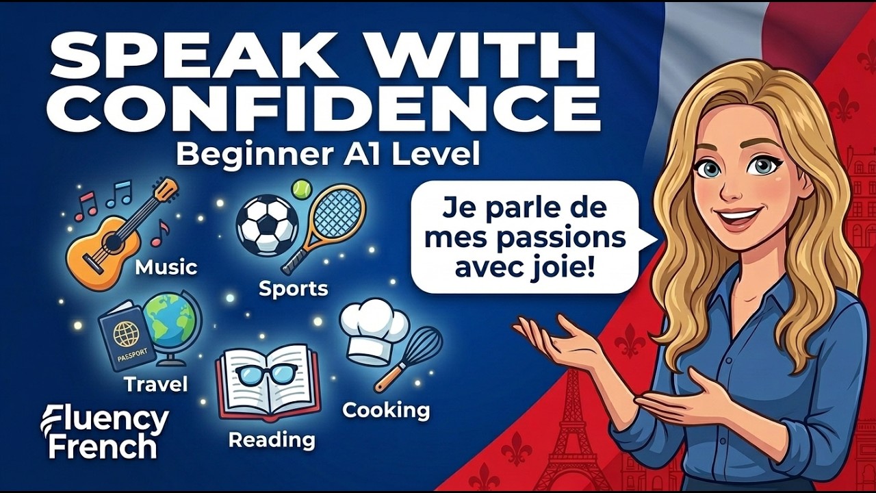 How to Talk About Your Hobbies in French | French Conversation Practice