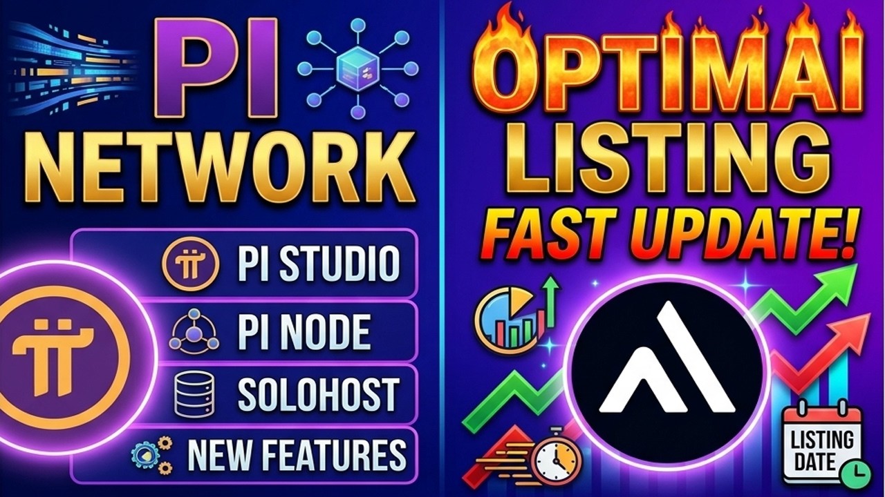 Pi Network OptimAi Fast Update | Pi Studio, Pi Node, SoloHost & OptimAi Listing
