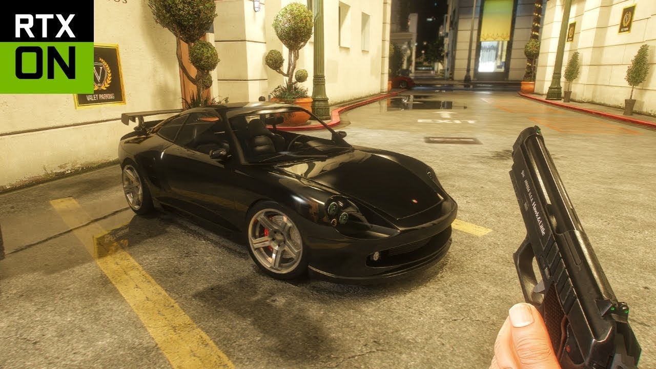GTA 5 - New Ray Tracing Update Showcase (Second Bounce & High Resolution Ray Tracing)