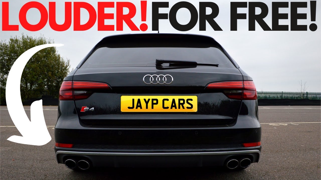 FREE Exhaust Modification For My Audi S4!