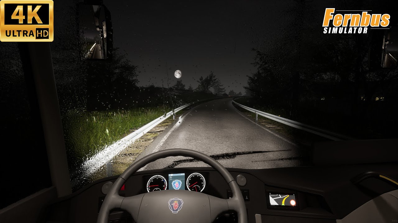 4K UltraHd | Paris to Brest | Scania Touring | Fernbus Simulator #fernbus #unrealengine5