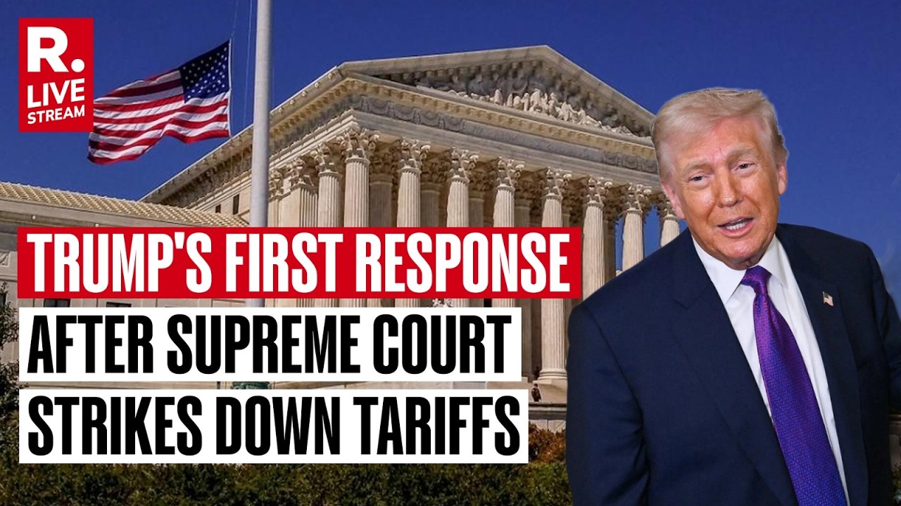 Trump LIVE: US President's First Reponse After Supreme Court Strikes Down Trump Tariffs
