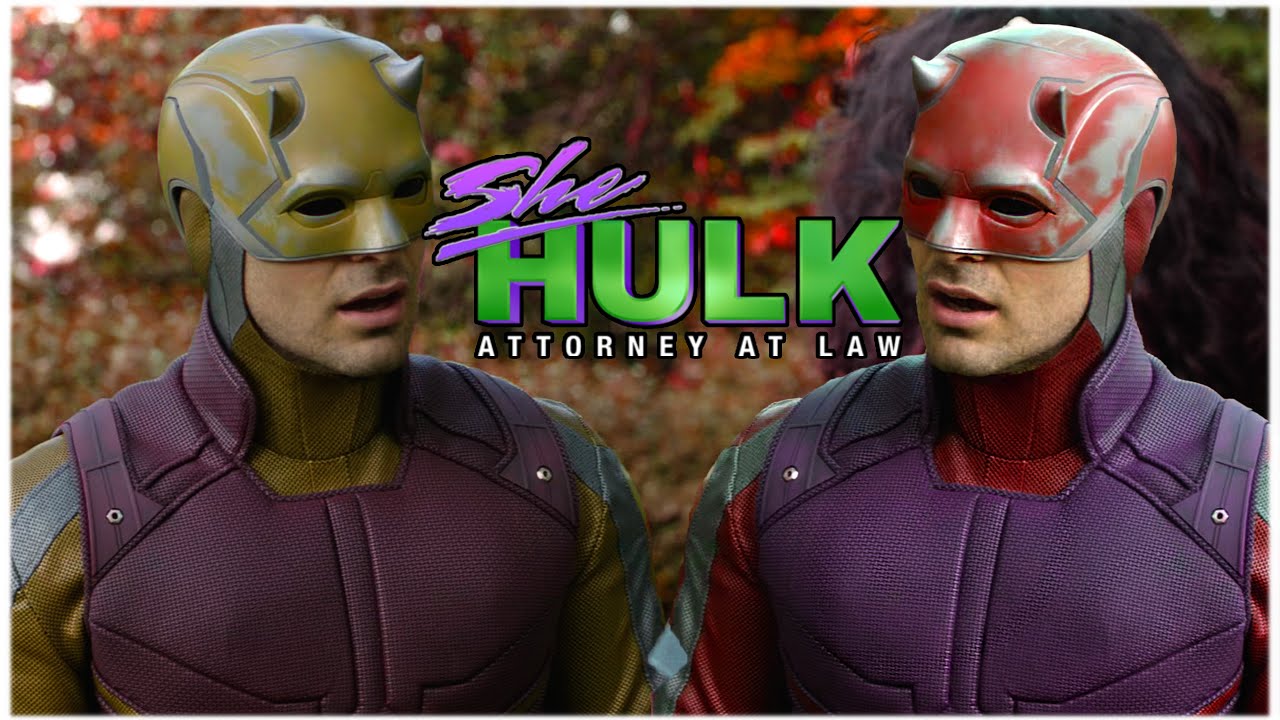 All Daredevil Scenes 4K | SHE HULK Episode 9