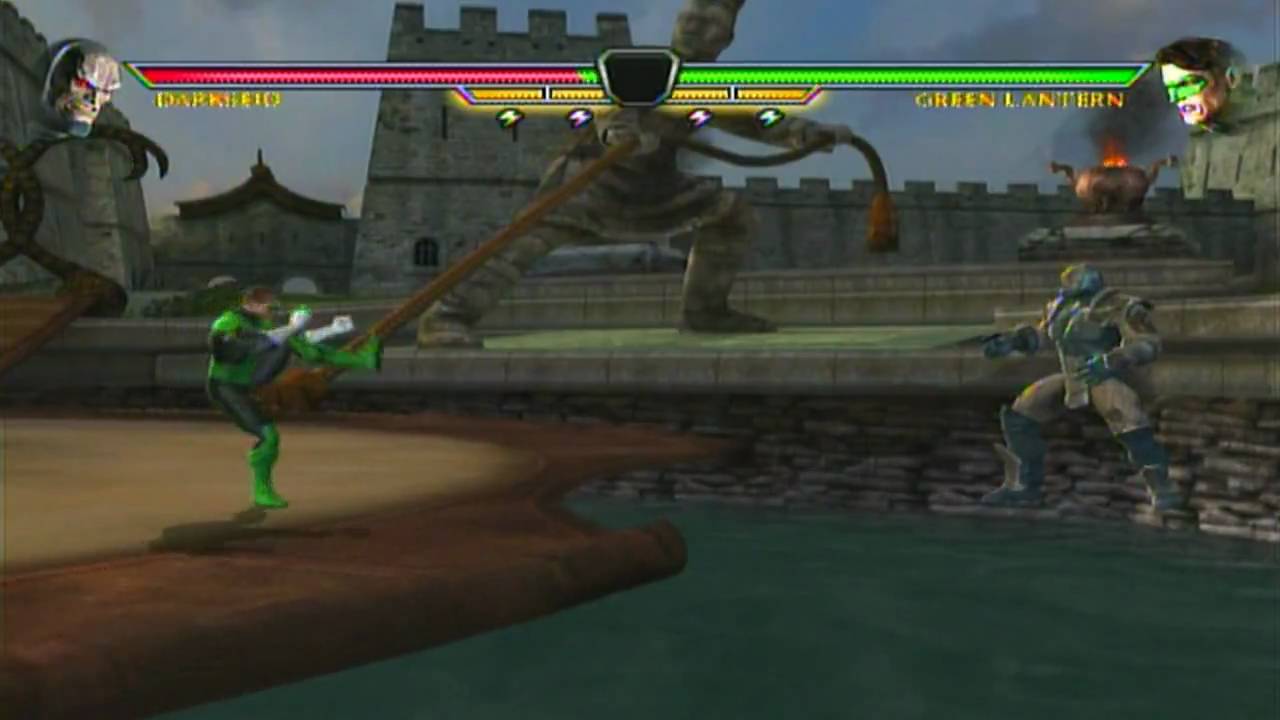 Green Lantern - Out of Ring Glitch MK vs DC