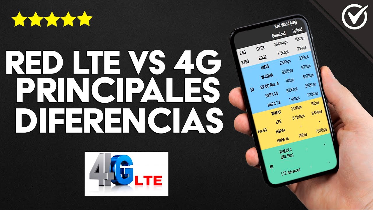 Red LTE vs 4G &iquest;Cu&aacute;l es Mejor? Principales Diferencias