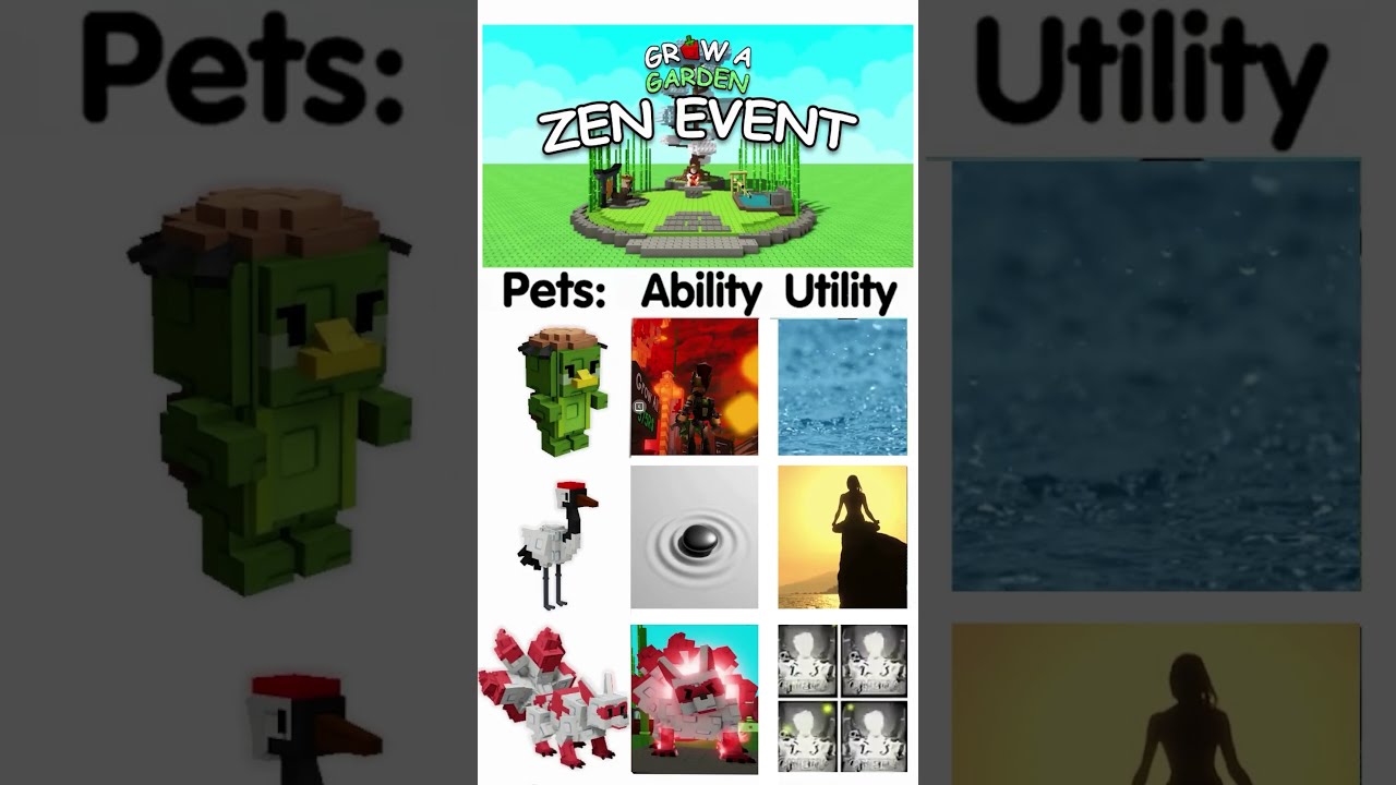 ZEN PETS! KAPPA, TANCHOZURU, KITSUNE. #growagarden