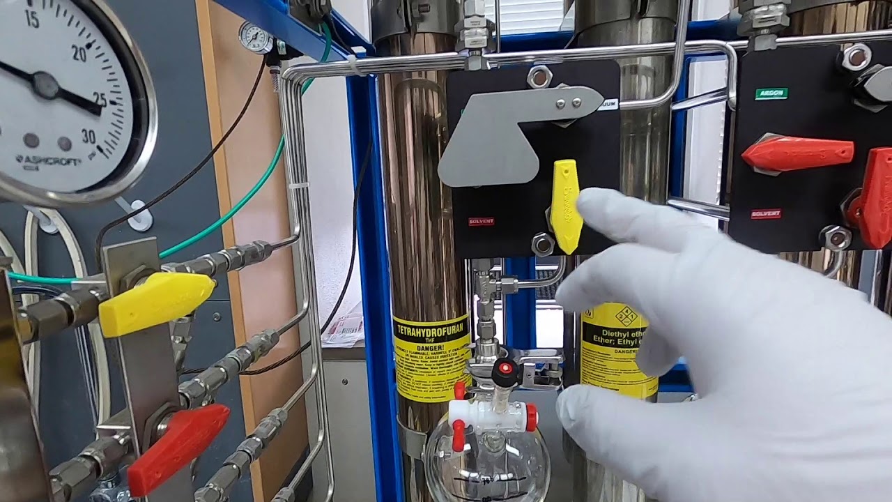 How to use the solvent system in the Yoon group