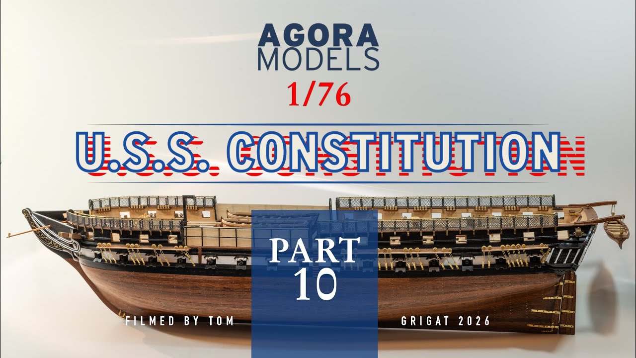 USS Constitution Build – Pack 10 | Deck Fittings & Boat Installation | Agora Models Partwork