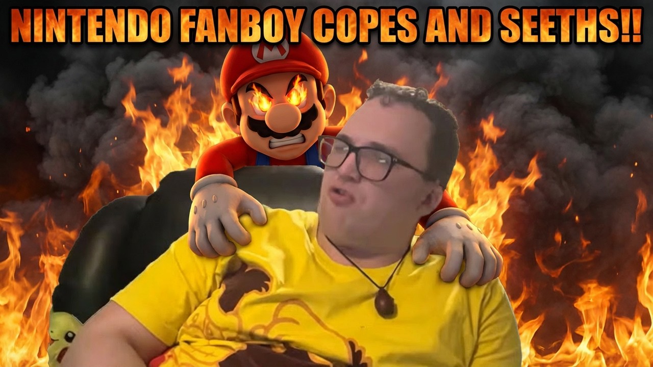 Фанатка Nintendo справляется со всем этим и негодует!!