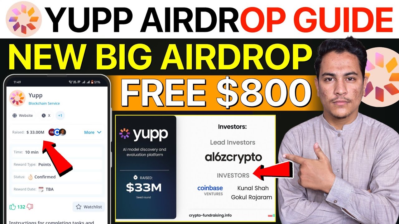 Yupp Ai Airdrop Guide | Claim FREE $800 Now! | New Big AI Airdrop | Yupp Airdrop Cashout
