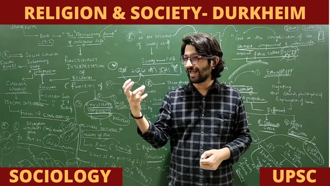 Lec 30: Religion and Society | Emile Durkheim #religion #sociology #upsc #net #jrf