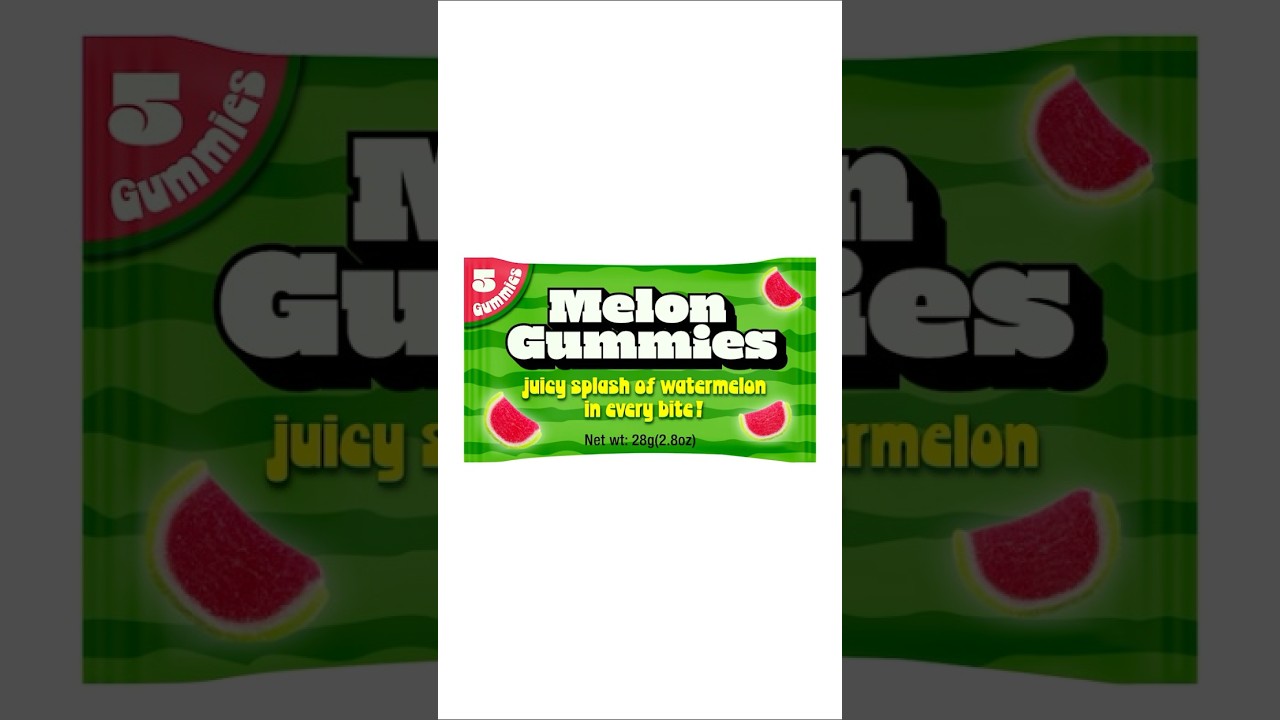 Gummy Packaging Design Made EASY with Adobe Illustrator!