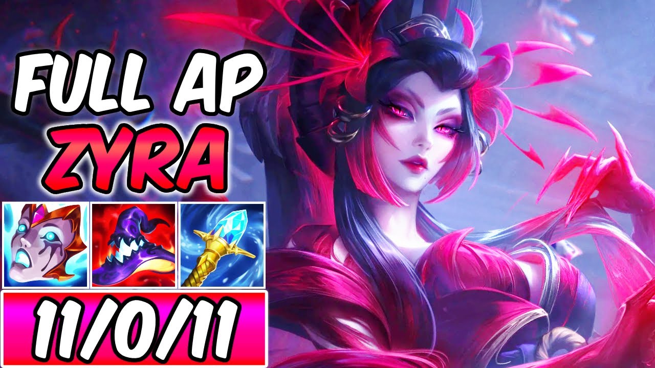 S+ FULL AP ZYRA MID | HOW TO PLAY ZYRA | Best Build & Runes S14 | League of Legends