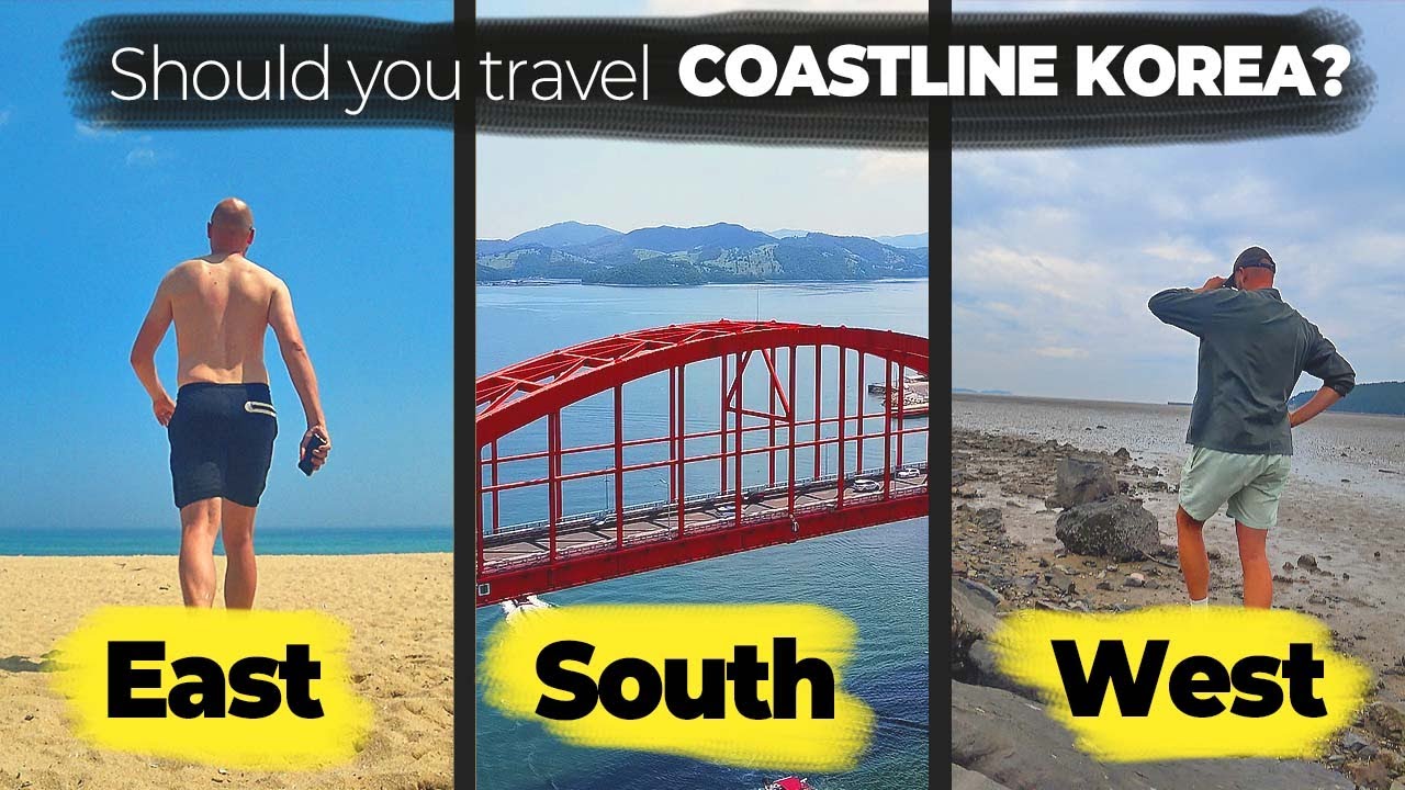 Traveling 2,000 km along SOUTH KOREA's COASTLINES in 13 minutes