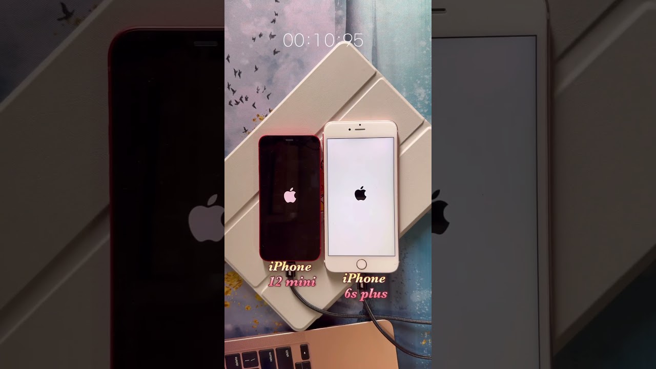 iPhone 6s plus vs iPhone 12 mini test boot