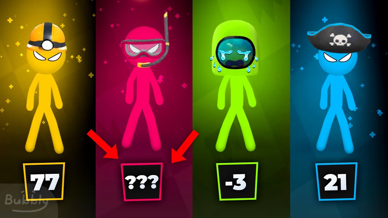 Secret 🤫 PRO Stickman MINIGAMES - Stickman Party Gameplay