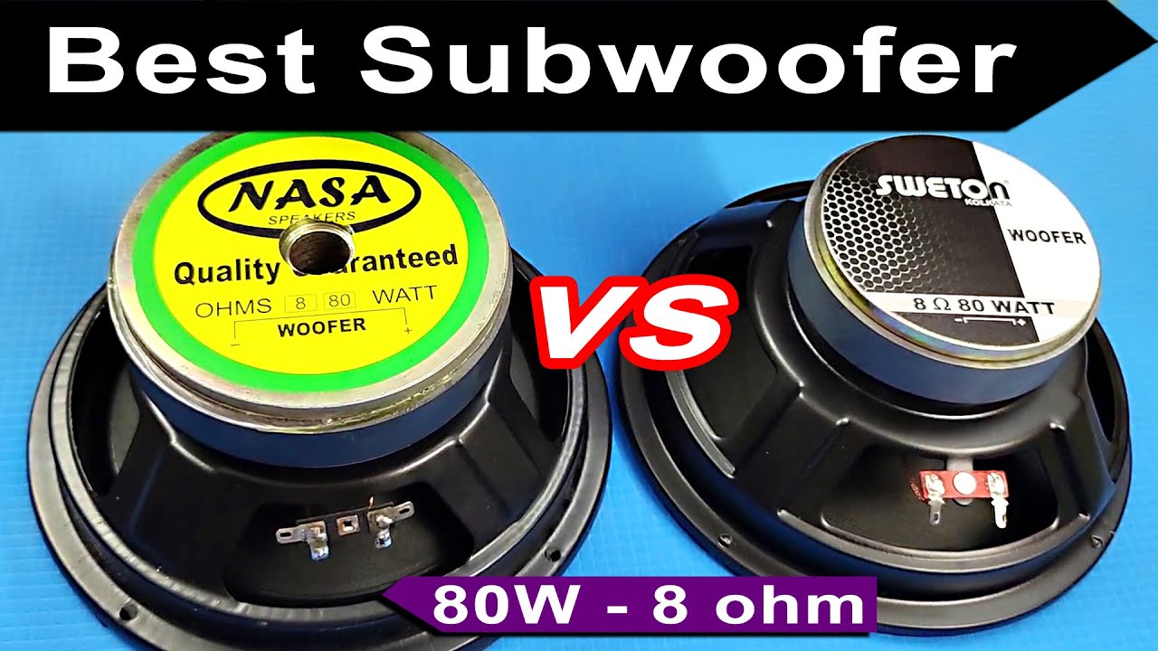 8 inch subwoofer review । nasa vs sweton subwoofer । best woofer । 80w subwoofer । Sweton 80w woofer