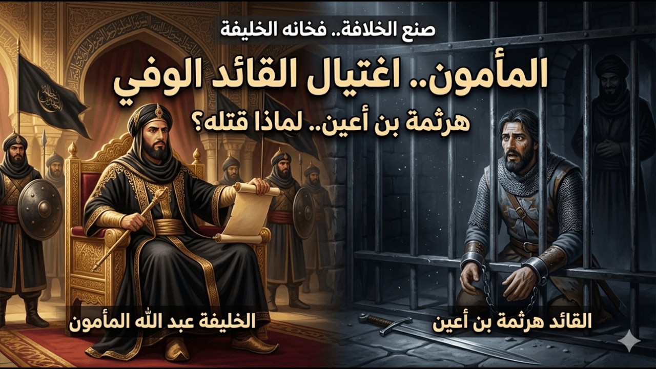 هرثمة بن أعين : ساعد المأمون على نيل الخلافة فقتله