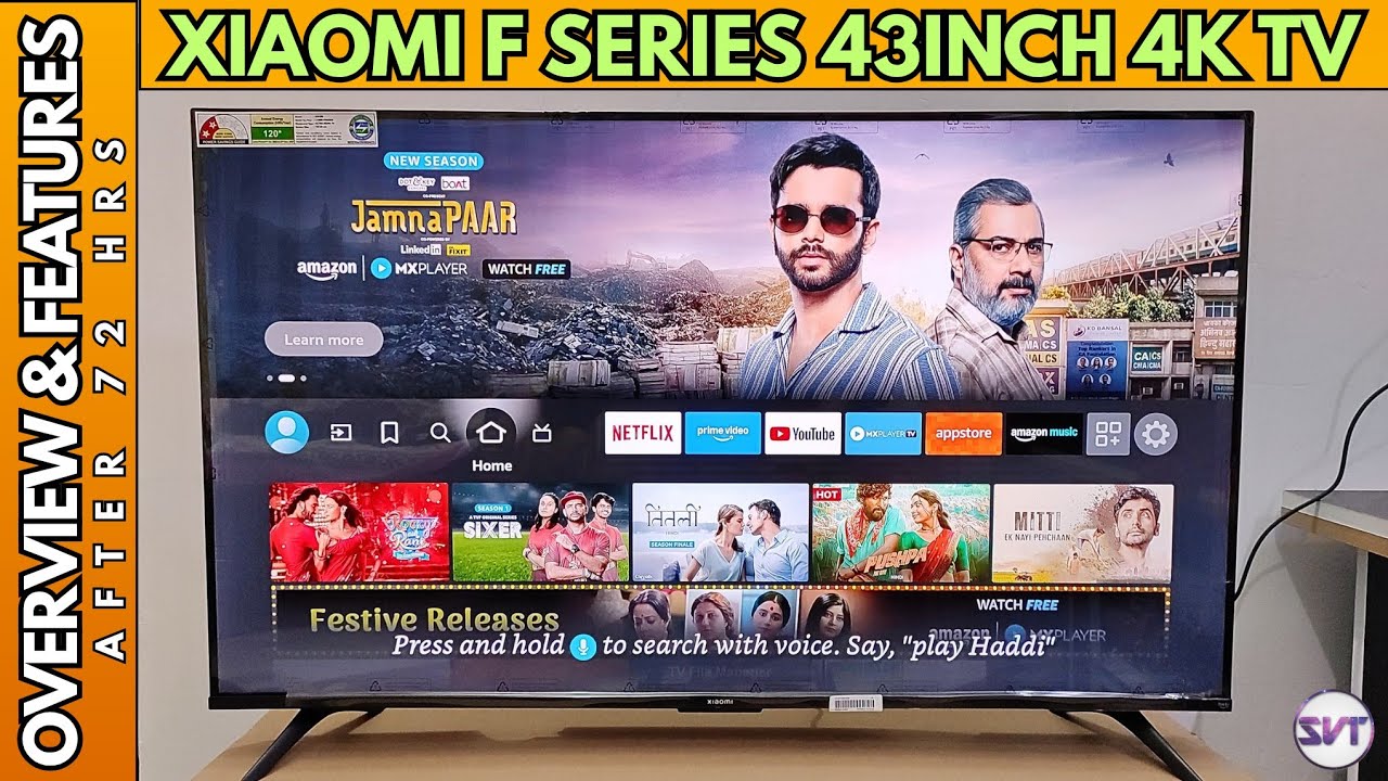 Xiaomi F Series 43inch 4K Fire TV | Specs & Overview After 72Hrs | Best 4K TV Under 20K