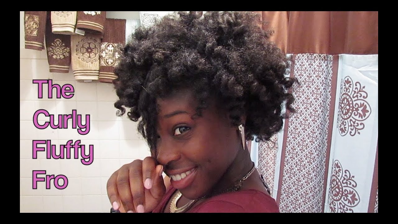 How to do a Curly Fluffy Fro on Natural 4C Hair
