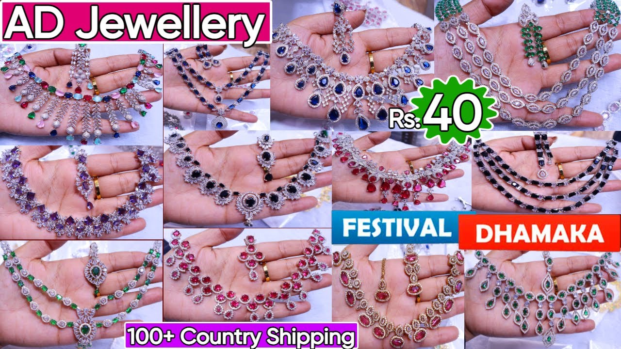 Latest Designer AD Jewellery Collection 2024 | New Trendy Festival & Wedding Special Jewellery
