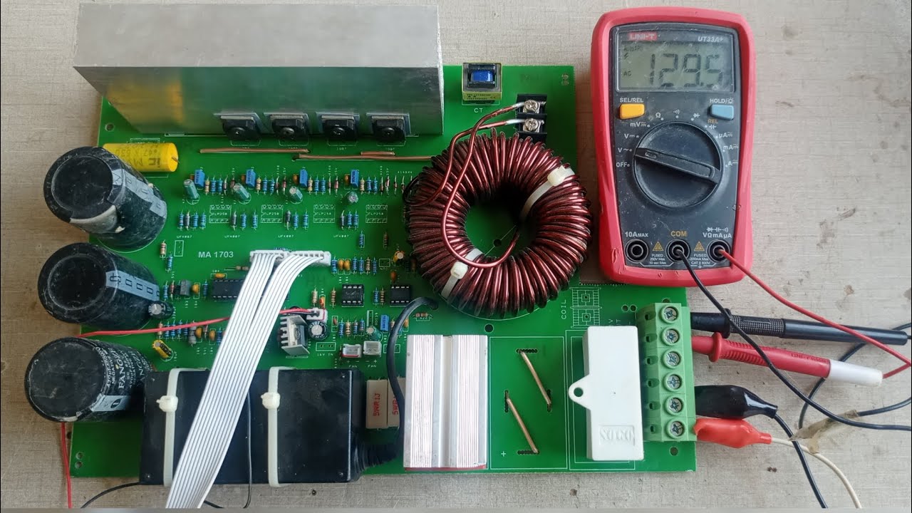 How to Repair solar Inverter 5 Kw Repairing Output  Voltage Low Problem 220V TL250