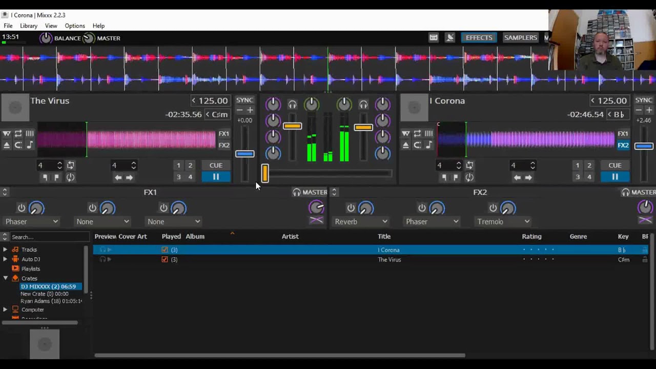 Beat Matching using Mixxx
