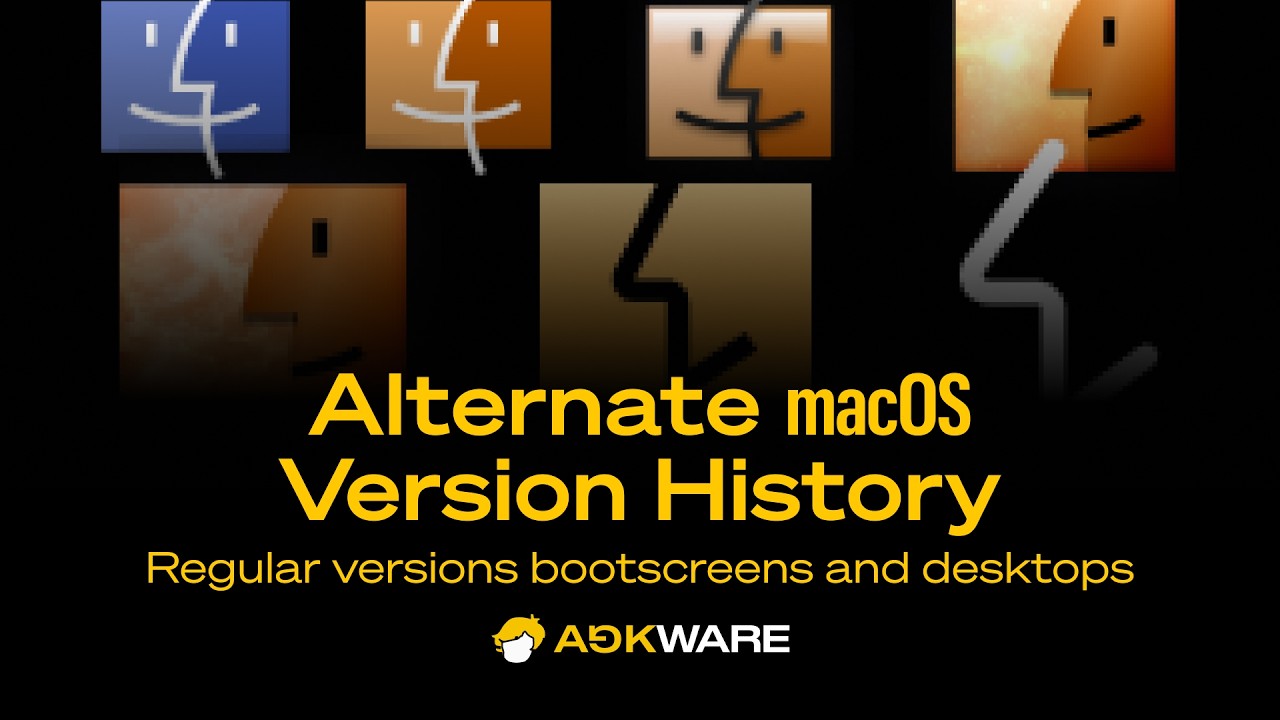 Alternate macOS Version History (Regular versions, 1994-2025) | WUIAU