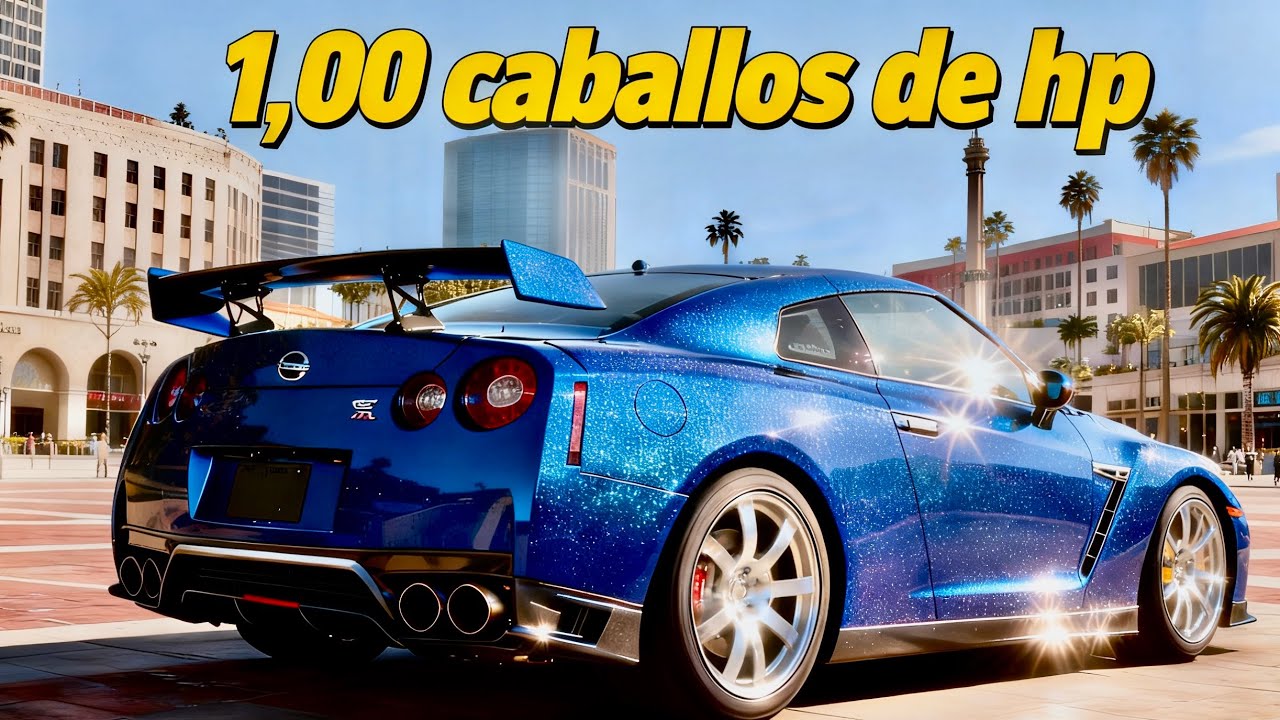 Probando mi ￼gtr de 1,00  caballo de hp🏎️