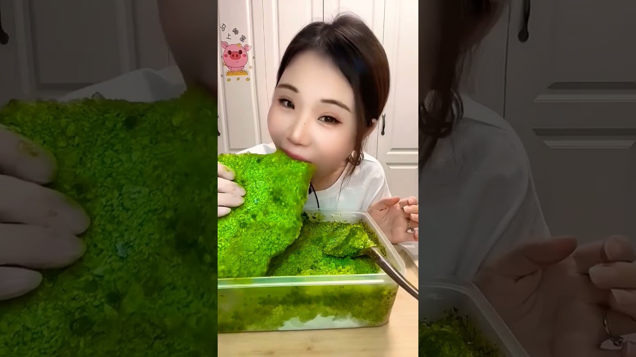 ASMR MATCHA ICE EATING | RELAX VIDEO