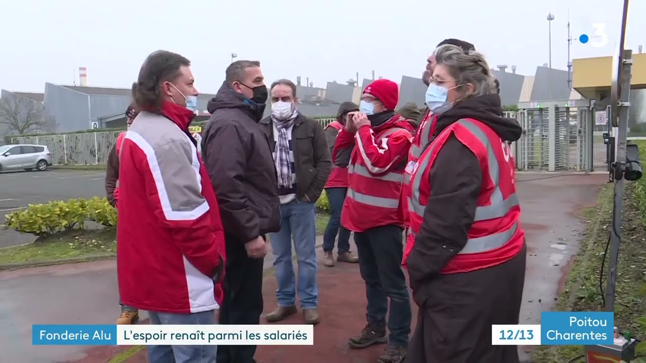Fonderie du Poitou aluminium : l'espoir rena&icirc;t parmi les salari&eacute;s &agrave; Ingrandes-sur-Vienne