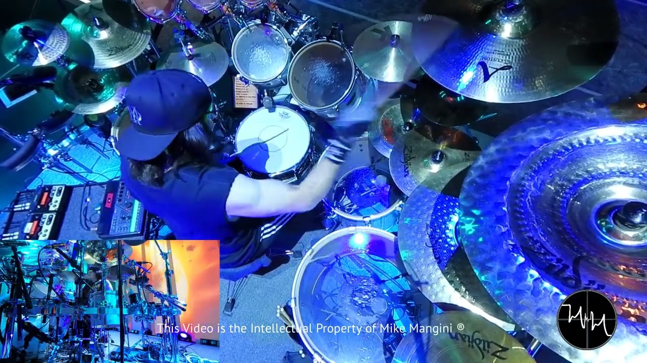 Mike Mangini  Drum Cam The Alien Live w/Album Music