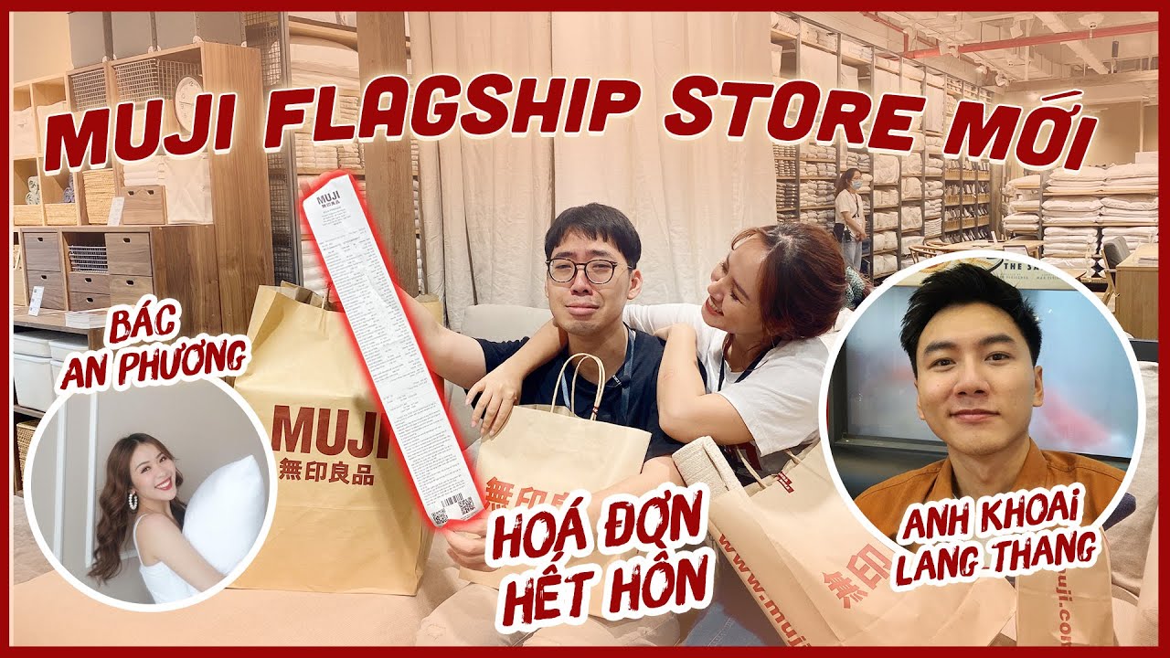 MUJI FLAGSHIP STORE khai trương 🎉 Đầy đủ nội thất, Cafe, DV in Giày: Hết hồn hoá đơn siêu dài...