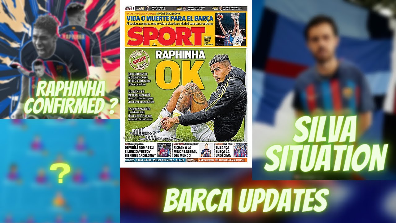 Raphinha and Barnardo silva to Barcelona updates plus lewa news. barca news today