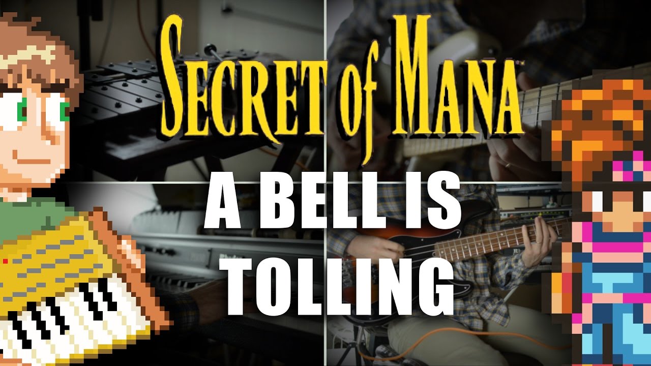 Secret of Mana - A Bell is Tolling Synthesizer and Guitar cover by Steven Morris
