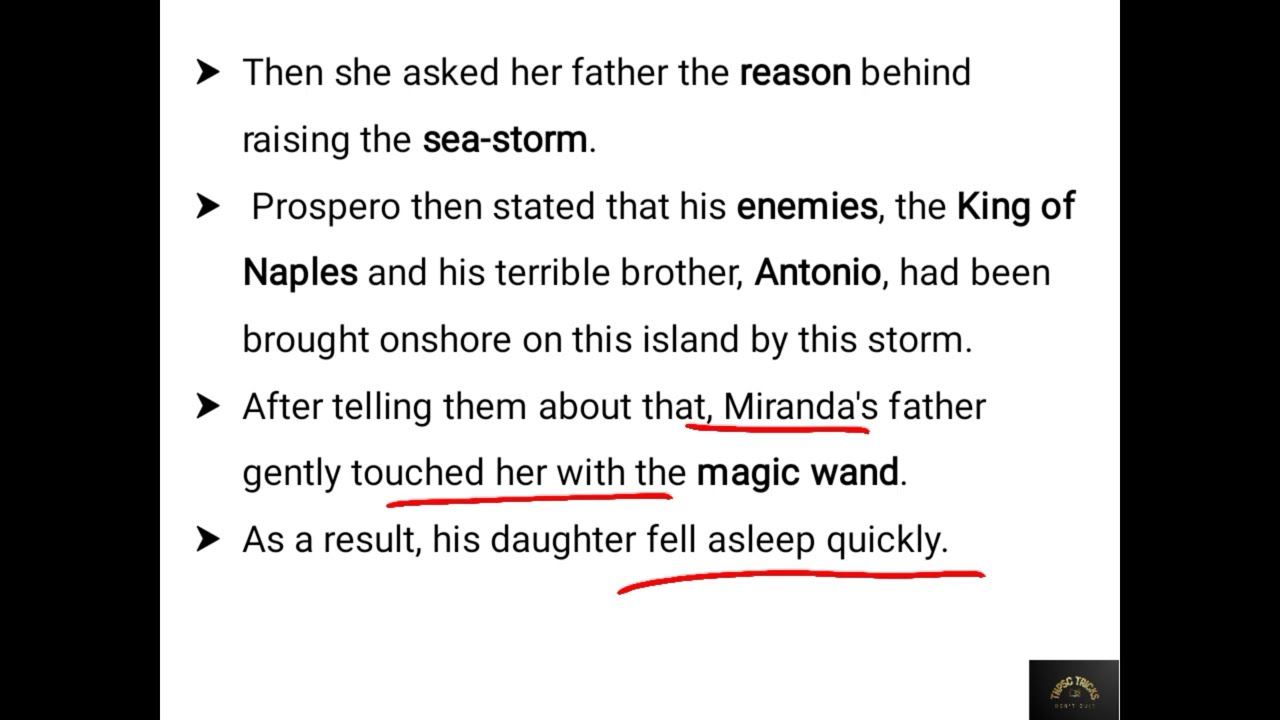 TNPSC | Group 2/2A 2022 | TEMPEST | PART C PROSE |  GENERAL ENGLISH