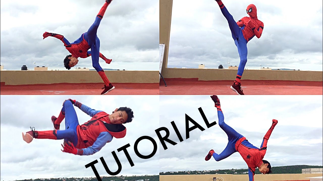 Cómo hacer acrobacias como SPIDERMAN - tutorial tricking