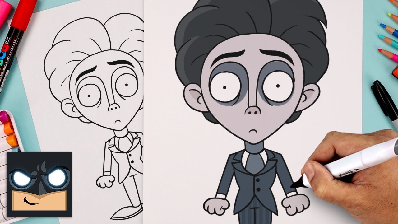 How To Draw Victor Van Dort | The Corpse Bride