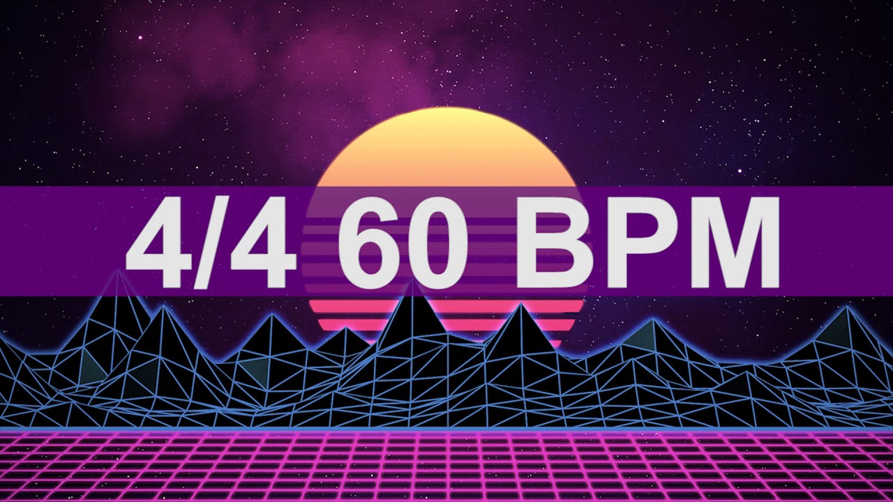 🔴 60 BPM Electro 80s Metronome