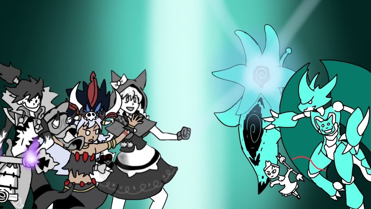 Legend cats fight every boss! Part 2