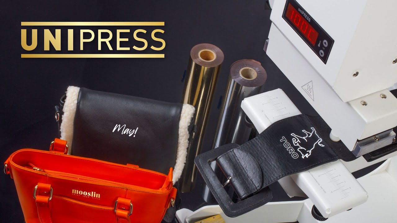 OPUS Unipress Profesjonalne urządzenie złocąco-tłoczące do personalizacji torebek, butów, galanterii