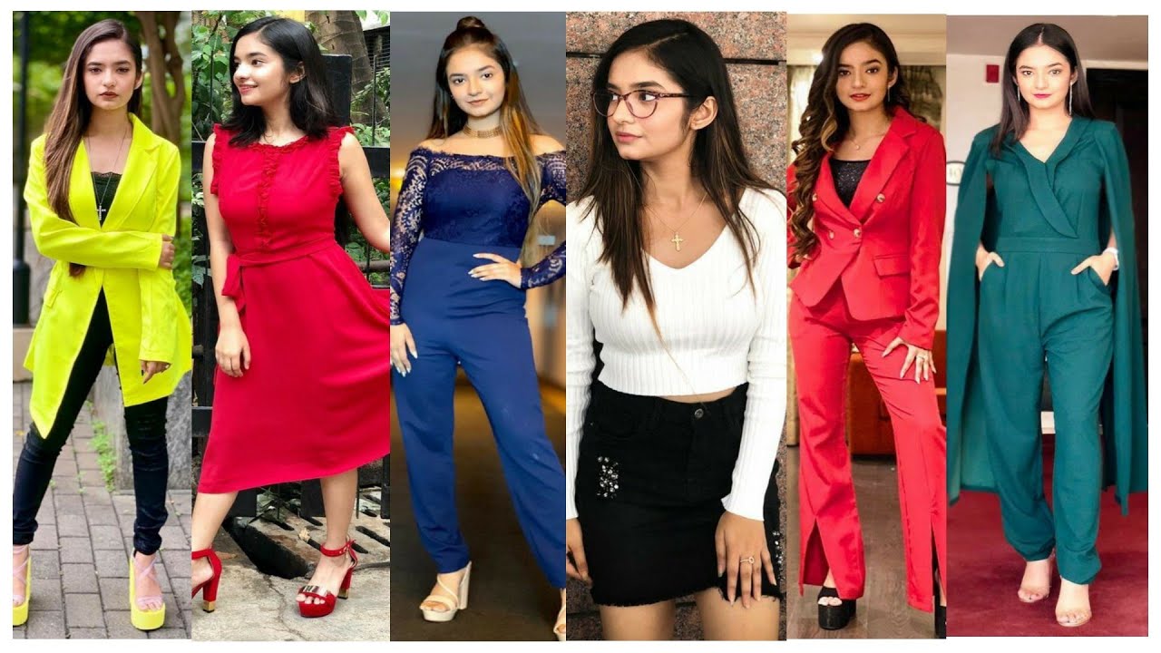 Anushka Sen cute photos//sweet photo pose ideas for girl 😍//Anushka Sen fashion//girls fashion trend