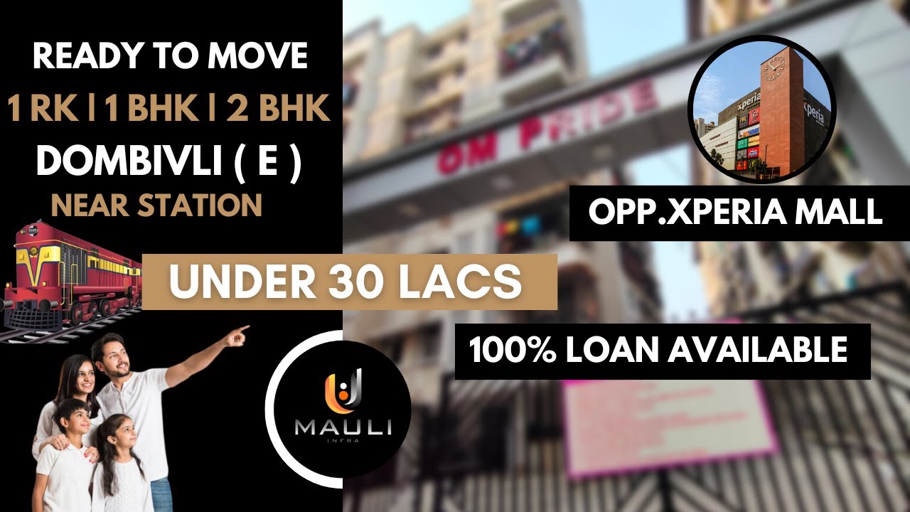 1 RK / 1 BHK / 2 BHK | LOW BUDGET FLAT IN DOMBIVLI | READY TO MOVE FLAT IN DOMBIVLI EAST