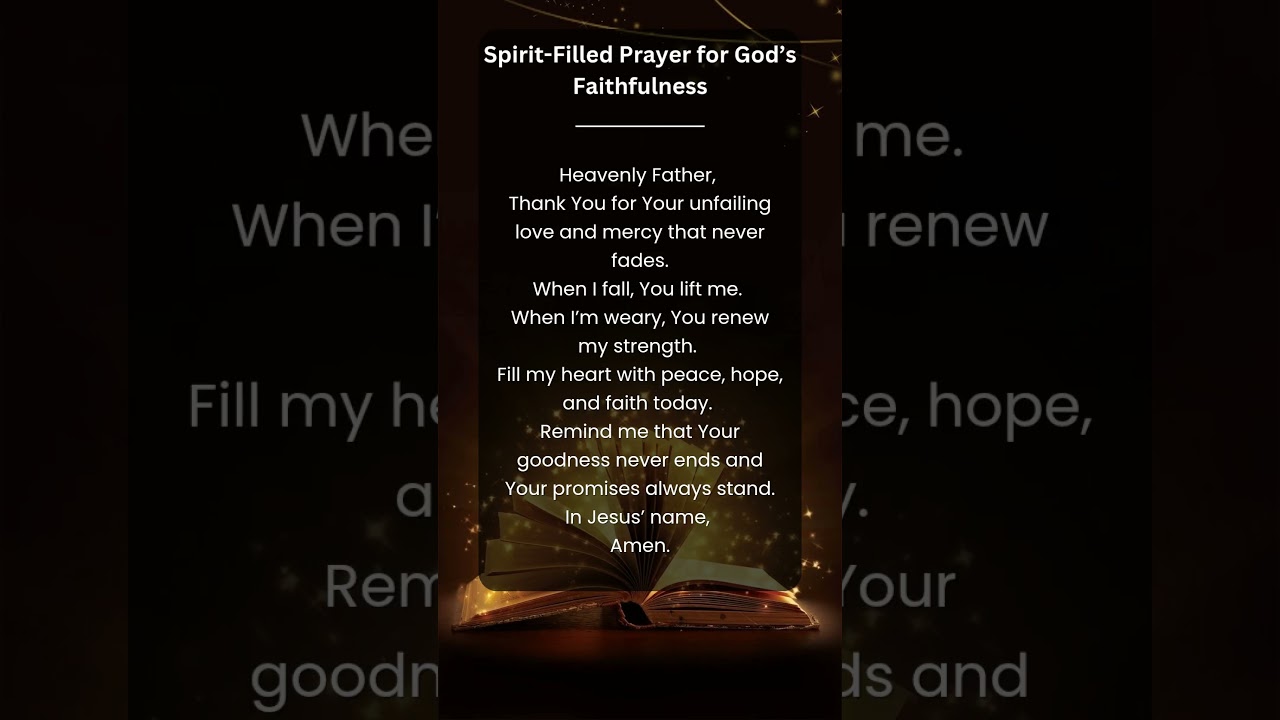 Strong Prayer for God&rsquo;s Mercy and Renewal | Christian Prayer for Faith, Strength & Encouragement