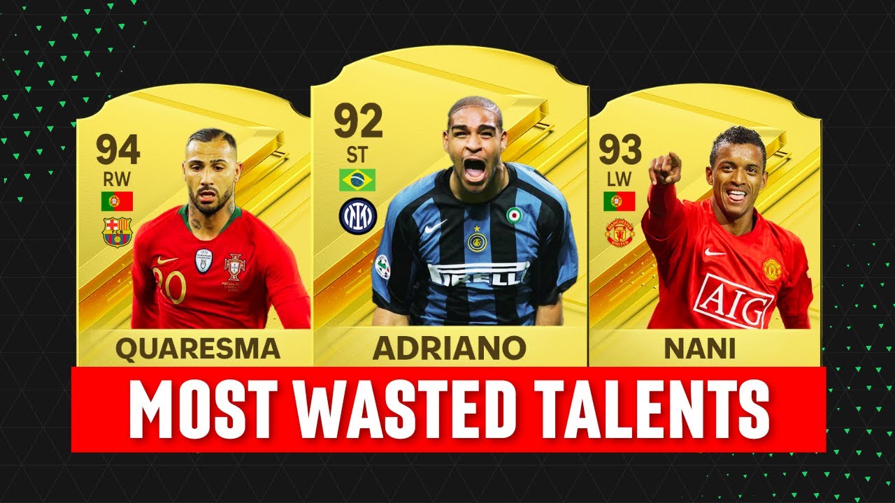 MOST WASTED talents in football history! | Part 1 🥲😱 ft. Adriano, Nani, Quaresma...