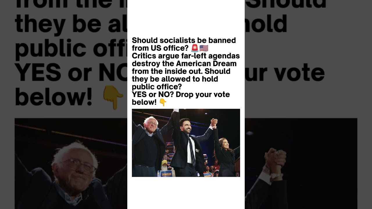 Debate Over Democratic Socialists in Public Office 🇺🇸