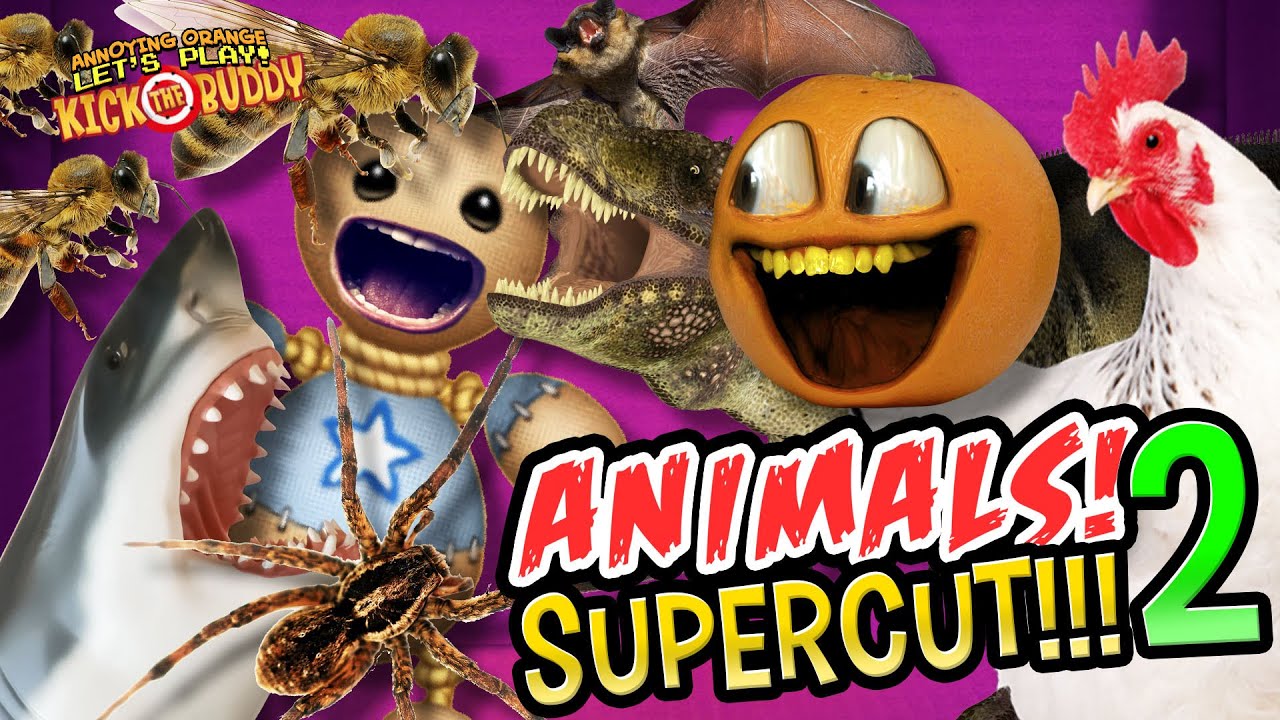 Kick the Buddy: Animals Supercut!! #2