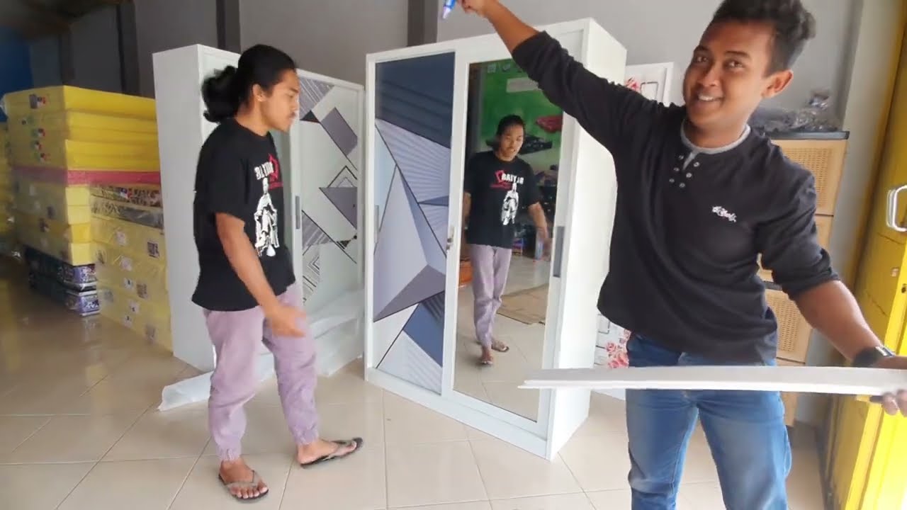 CARA MERAKIT LEMARI BUFFALO - 2 PINTU